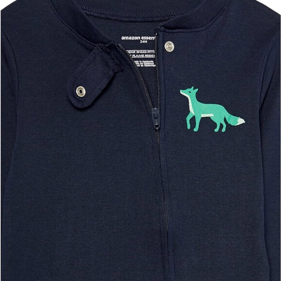 Amazon Essentials Set of 3 Unisex👦🏻👧🏻Holiday🎄Footless Pajama Sz 18M - Picture 4 of 8